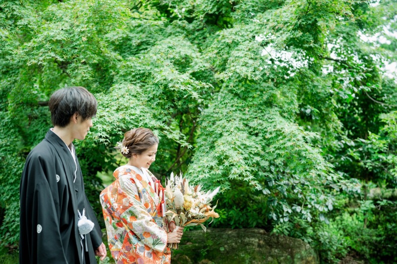 京都 美翔苑（KYOTO BISHOUEN）_庭園で撮影できる