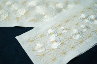 刺繍衿の持込み（縫い付け代）