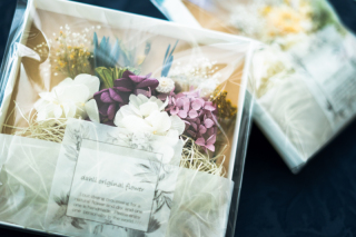 ドライフラワー髪飾り