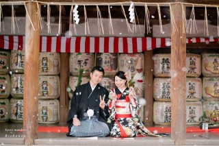 ロケーション：神社での撮影