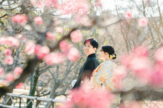 【梅の季節・平日限定】智積院＆祇園プレミアム2着プラン｜編集済データ150カット｜白無垢と色打掛の2着