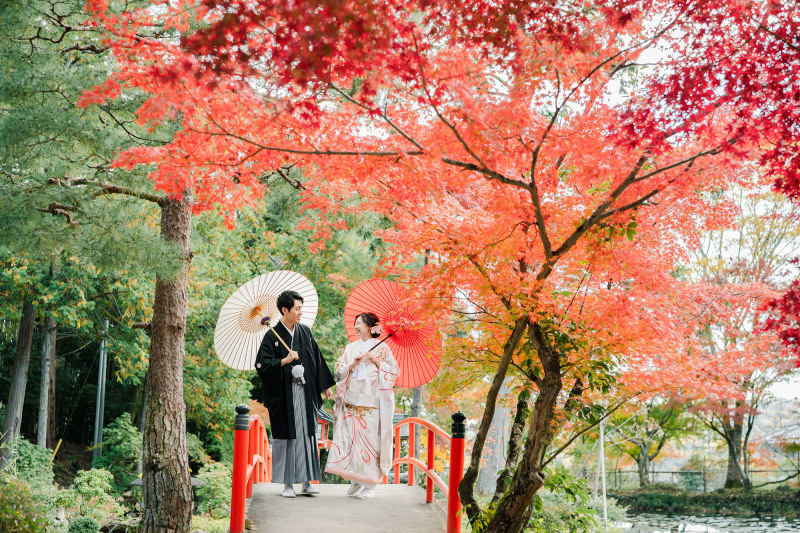 11月30日限定「紅葉名所・和装1着プラン」|編集済データ150カット納品