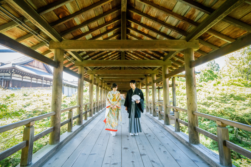 東福寺の通天橋・和装1着プラン(プリント20枚・全データ付き)