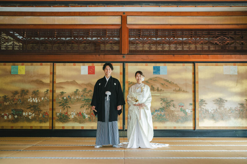 世界遺産「仁和寺」非公開エリアプレミアム2着プラン(プリント20枚・全データ付)