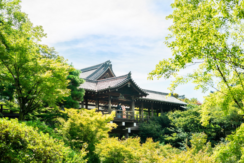 東福寺の通天橋・和装1着プラン(プリント20枚・全データ付き)