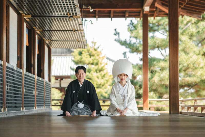 和装・大覚寺２着「白無垢と色打掛」プラン（全データ付き）