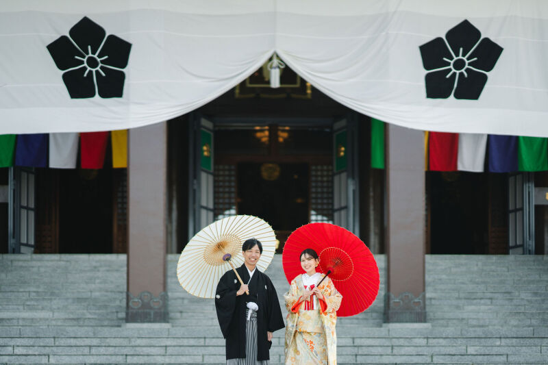 【梅の季節・平日限定】智積院&祇園プレミアム2着プラン|編集済データ150カット|白無垢と色打掛の2着