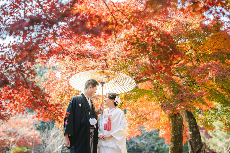 【秋の予約受付開始】秋春の大覚寺１着プラン｜全データとプリント２０枚付き