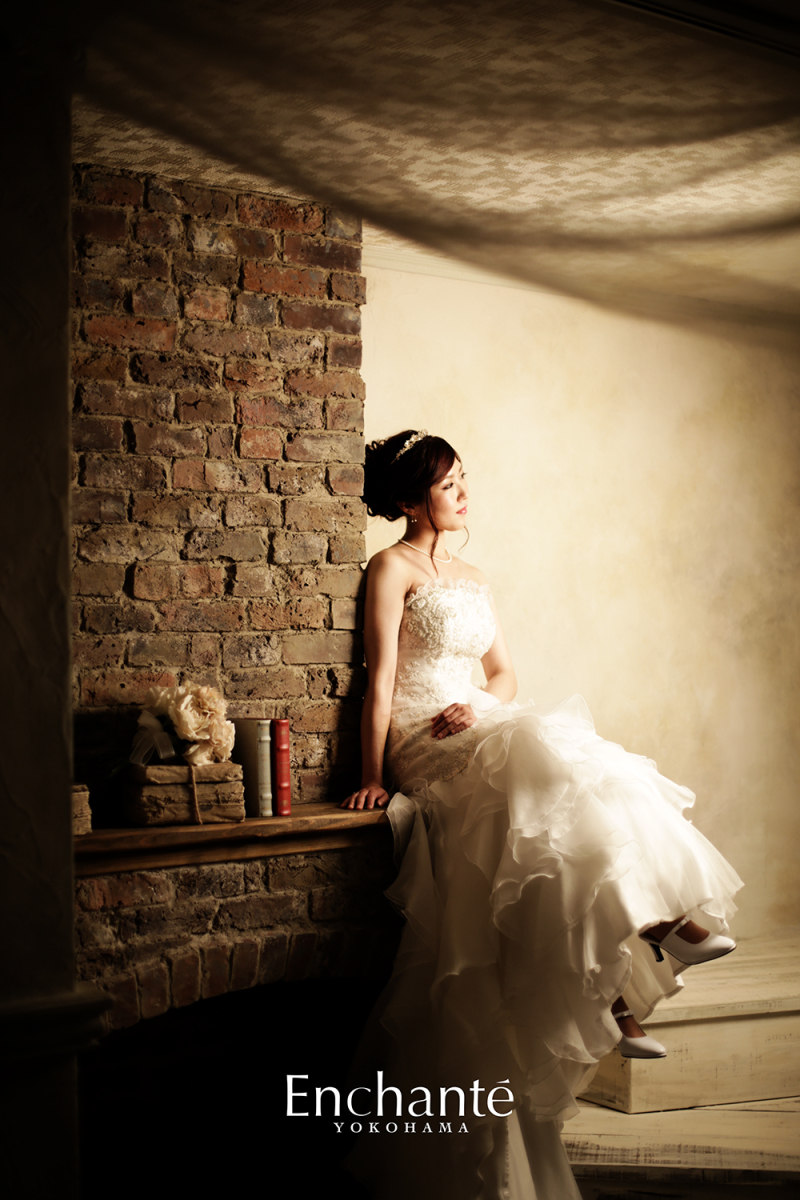 ドレスチェンジでウェディングドレスに。