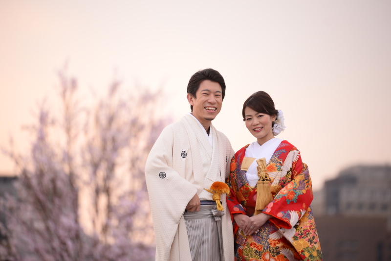 大桟橋の撮影はとっても人気!和装でも撮影OK!