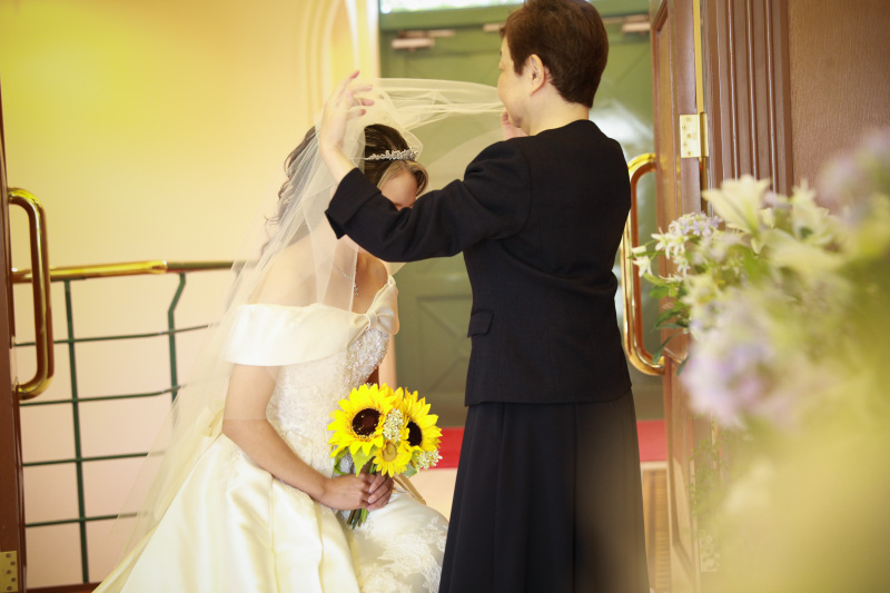 大切なお子様へのベールダウン