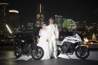 大さん橋で愛車とロケーションフォト