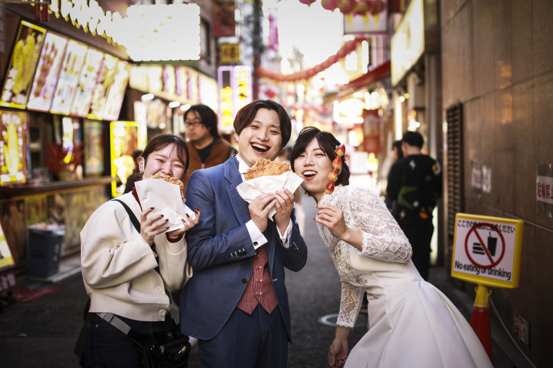 スタッフも一緒にオフショット ♪