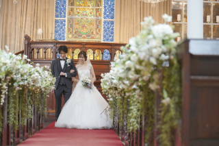 みなとみらいでチャペル撮影