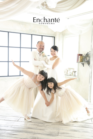 とってもあたたかなご家族様でファミリーフォトウェディング