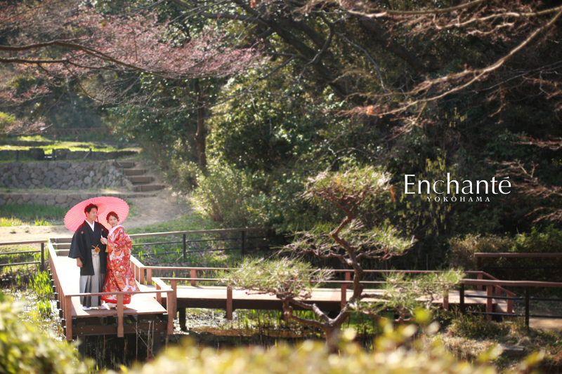 和装にもぴったりな公園