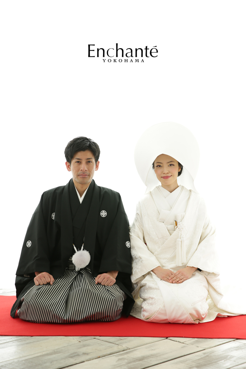 白無垢綿帽子で和装フォト