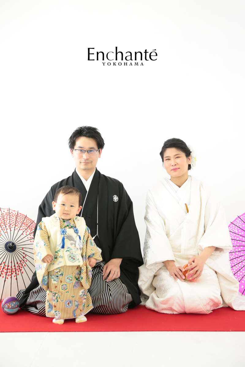 和装に着替えて