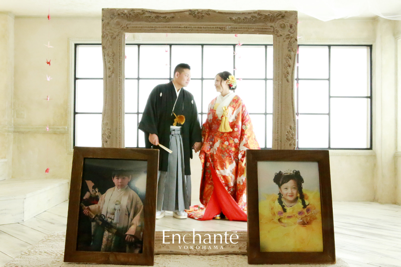 七五三の写真と