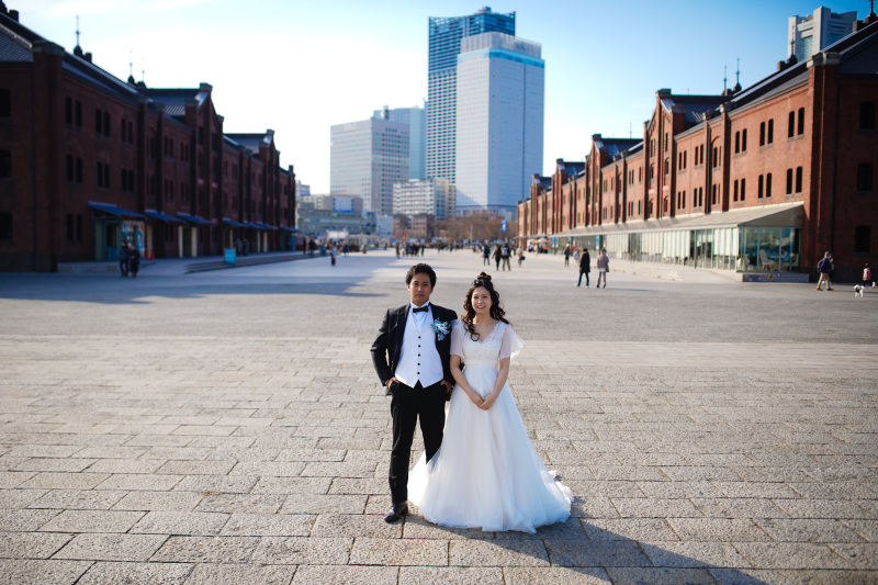 日中の赤レンガとてもいい感じ。