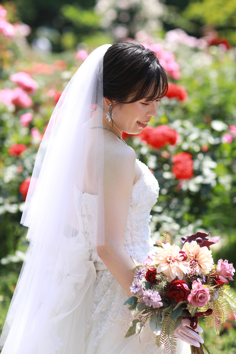 新婦様のソロショットもバッチリ!