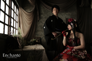 和ドレスと紋服でフォトウェディング