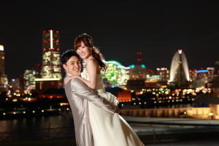 大さん橋での夕暮れ＆ナイトロケーション