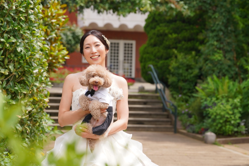 ドレスでも抱っこOK