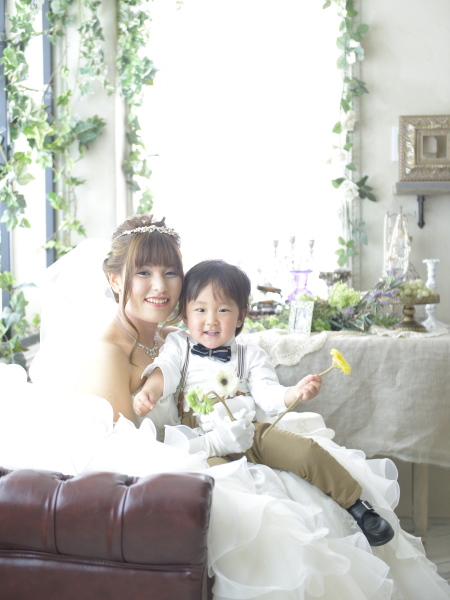 ママとお子様でぎゅーっ