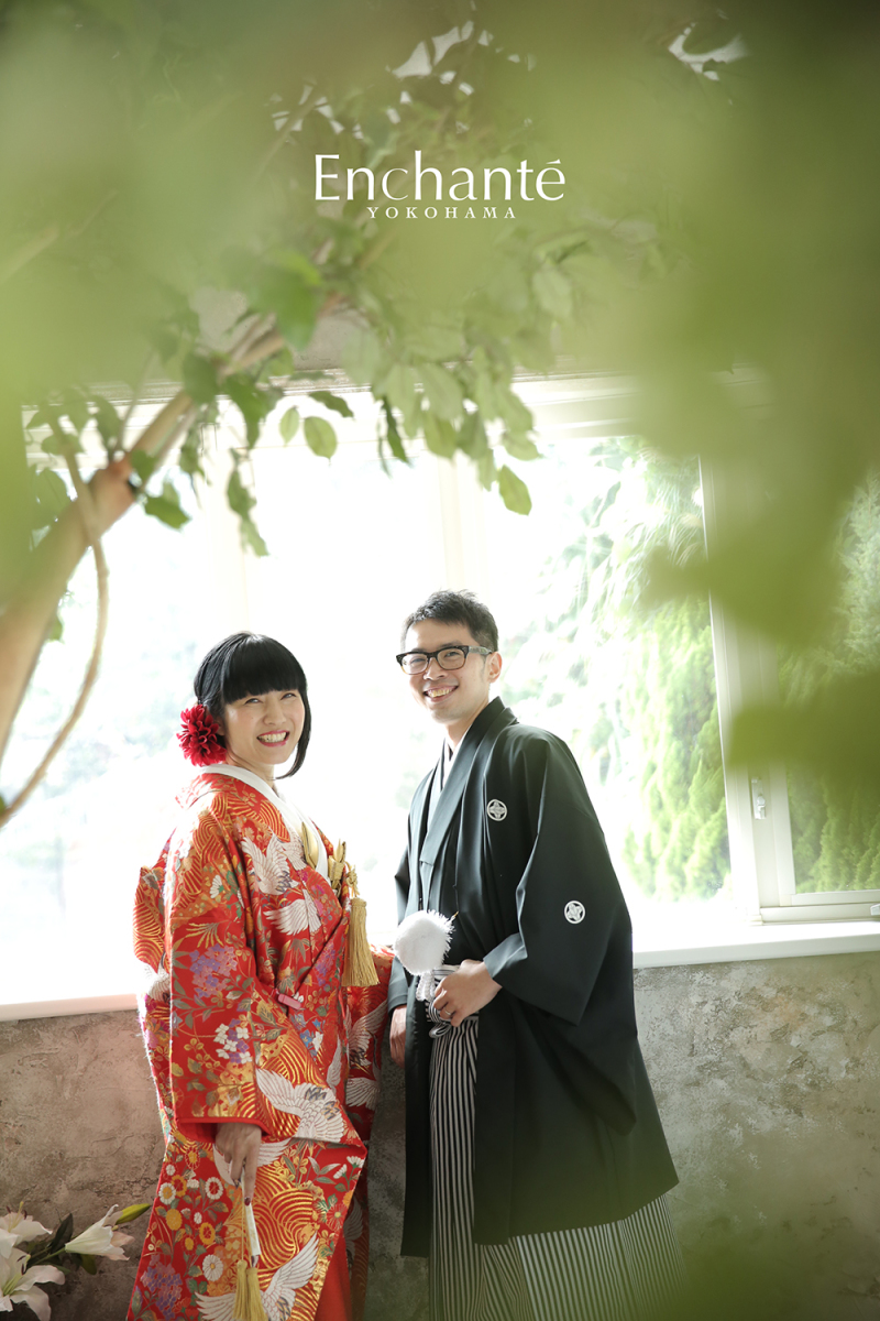 おでこをくっつけて〜