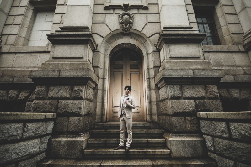 新郎様もカッコよく