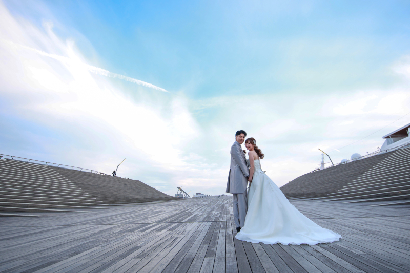 まずは青空のもとで！