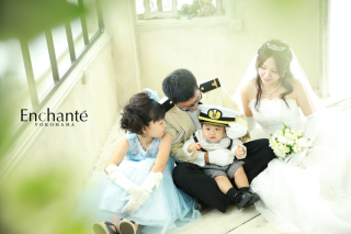 ご家族みなさんでフォトウェディング