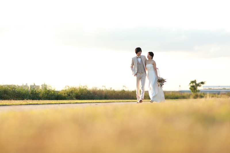 お散歩風のショット！