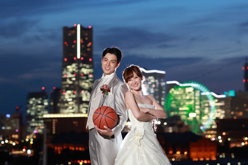 二人の共通の趣味はバスケット！