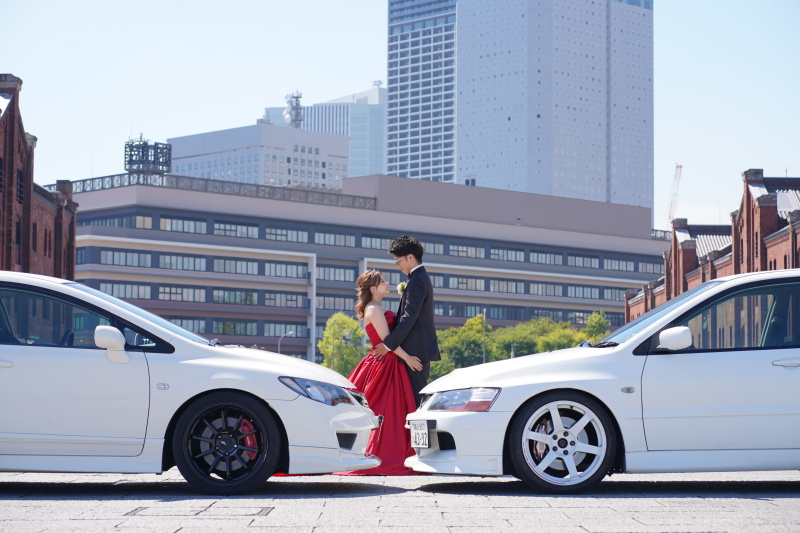 横浜赤レンガ×愛車フォト