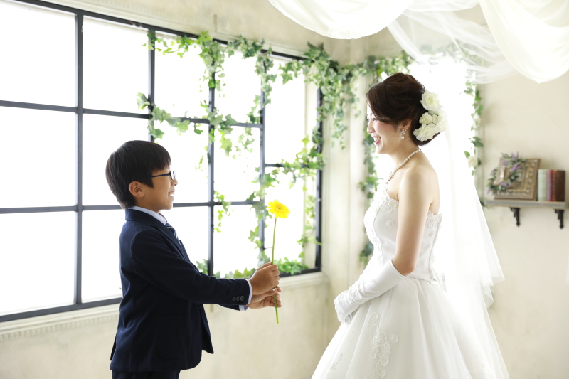 お兄ちゃんからお花のプレゼント