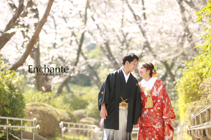 自然な笑顔のおふたり。