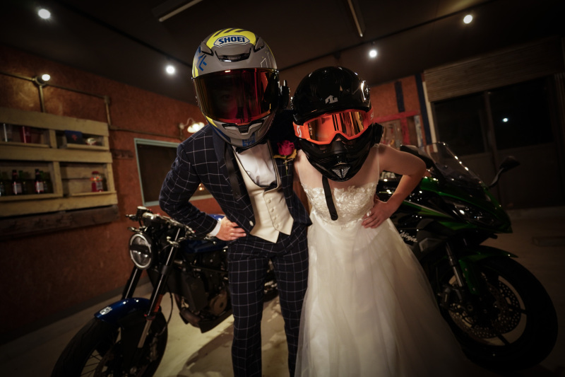 ヘルメットも一緒に！