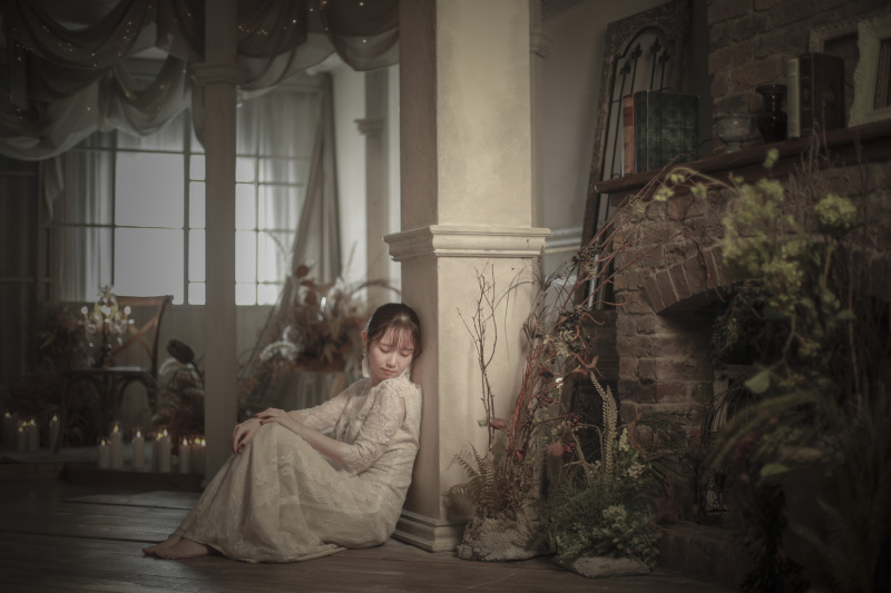 おしゃれな空間でエレガントに撮影