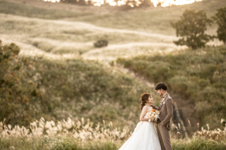 アンシャンテ横浜_【稲取細野高原】 和装&times;ススキ
