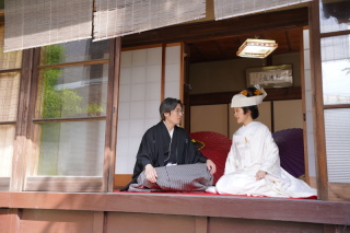 アンシャンテ横浜_新郎新婦2人のルーツ「実家でウェディングフォト」