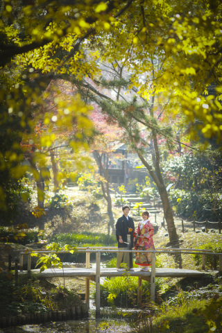 アンシャンテ横浜_【三渓園】和装ロケ