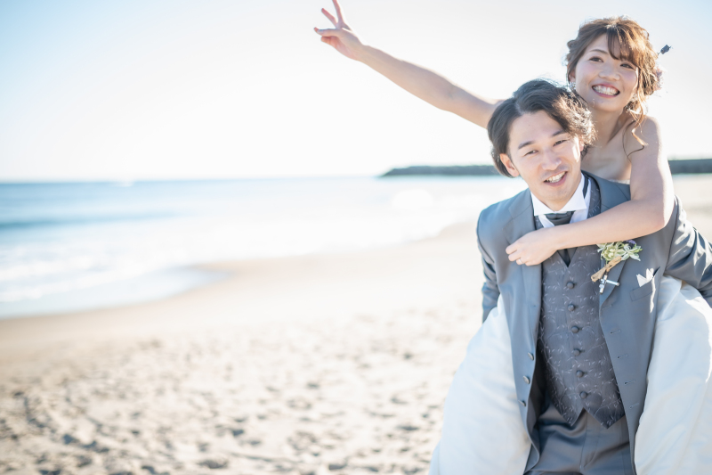 \早割特典付!/【阿字ヶ浦海岸・大洗海岸・久慈浜海岸&チャペル・スタジオ撮影】レタッチ10カット1.5万円分プレゼント♡