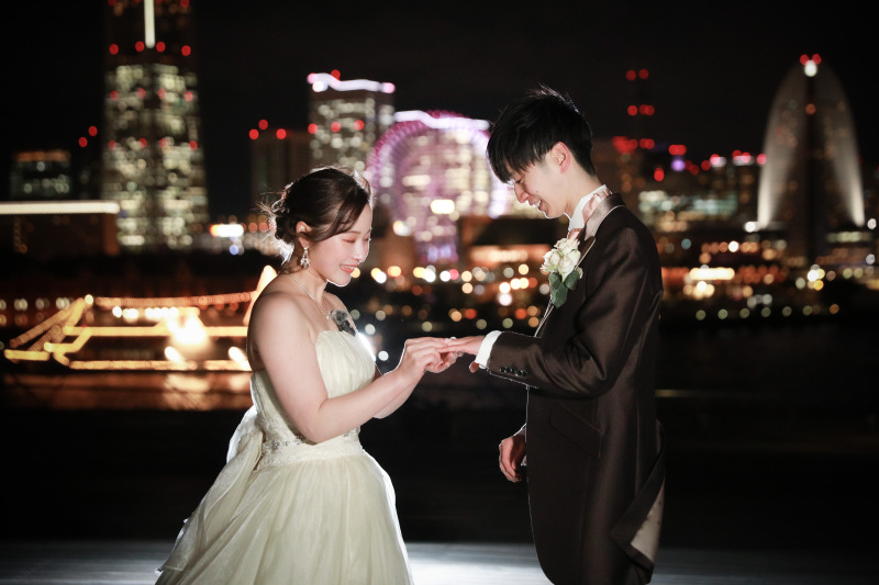 大桟橋ロケ×スタジオ撮影《和装+洋装2着プラン★衣装グレードUP&データ200カット付》夕日orナイト撮影OK!