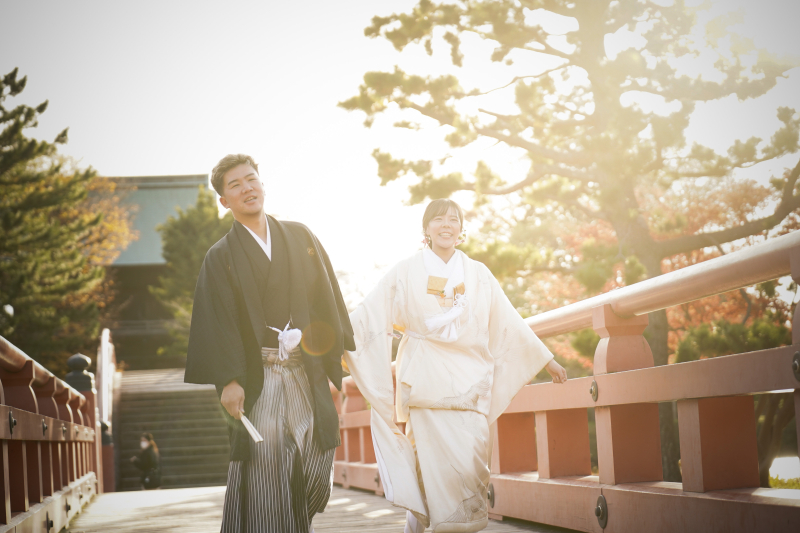 《9月の撮影》【称名寺ロケーション撮影】60分撮り放題★新婦2着目衣装代プレゼント★衣装追加料金ナシ