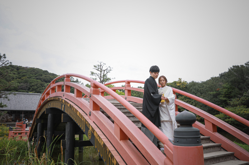 《8月の撮影》【称名寺ロケーション撮影】60分撮り放題★新婦2着目衣装代プレゼント★衣装追加料金ナシ