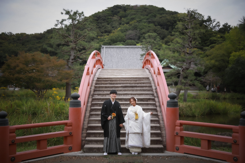 《8月の撮影》【称名寺ロケーション撮影】60分撮り放題★新婦2着目衣装代プレゼント★衣装追加料金ナシ