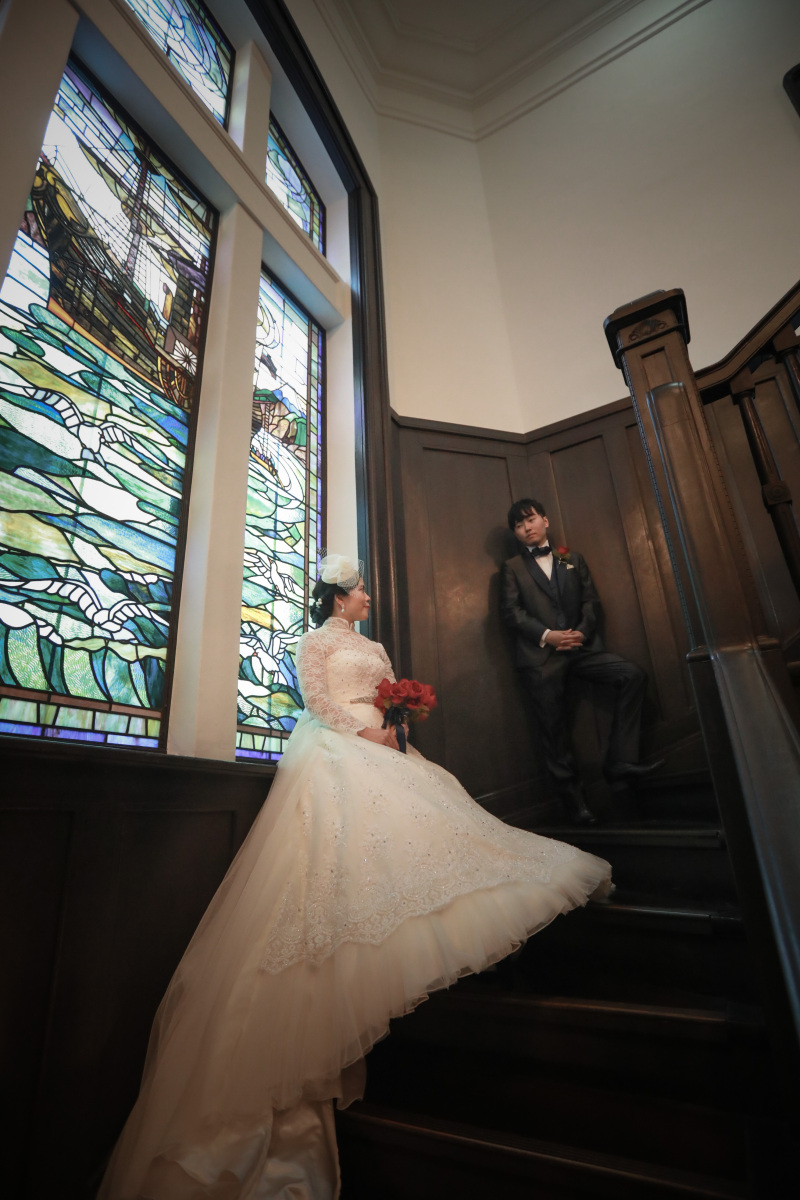 【開港記念会館】洋装ロケーション★ノスタルジックな1日を★5つの特典付き★ブランド衣装・全データ・申請料込み・送迎車あり!