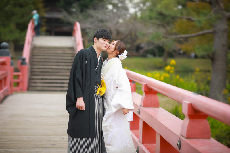 《8月の撮影》【称名寺ロケーション撮影】60分撮り放題★新婦2着目衣装代プレゼント★衣装追加料金ナシ